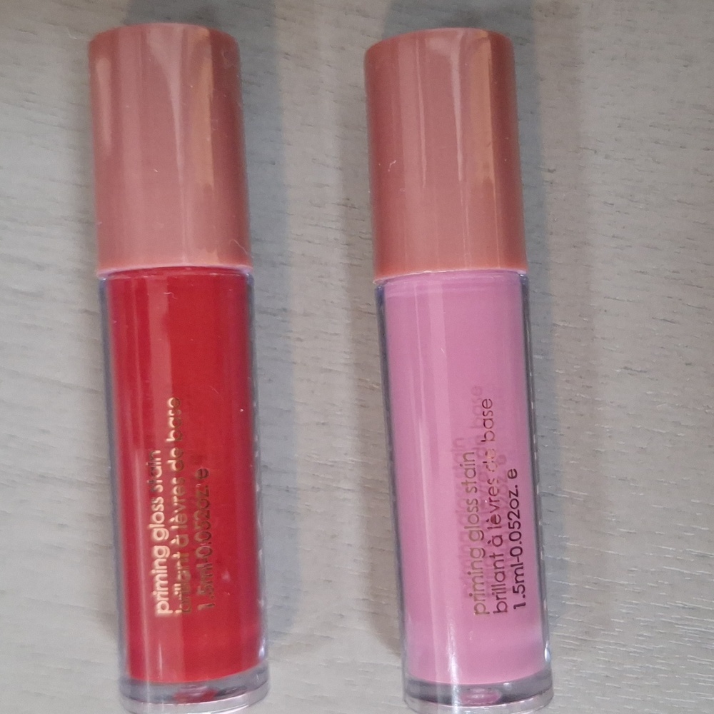 Manna Kadar Lip Gloss Duo - Red and Purple. NEW! - Picture 2 of 2